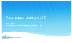 AIOM – FLASH REPORT AGOSTO 2025
